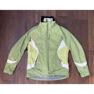 Spyder Ski Snowboard Jacket Women's‎ Green White Shell Size 8